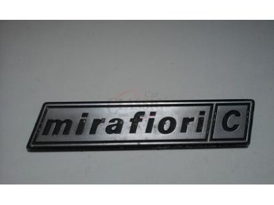 Fiat 131 - Emblema traseiro (mirafiori C)