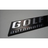 VW Golf I - Emblema traseiro (GOLF LS Automatic)