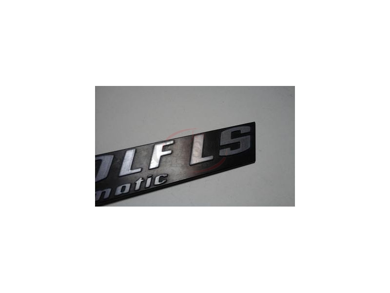 VW Golf I - Emblema traseiro (GOLF LS Automatic)