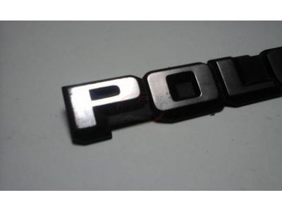 VW Polo I / VW Polo II - Emblema traseiro (POLO C)