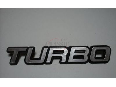 Multimarcas - Emblema traseiro universal (TURBO)