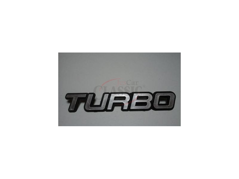 Multimarcas - Emblema traseiro universal (TURBO)