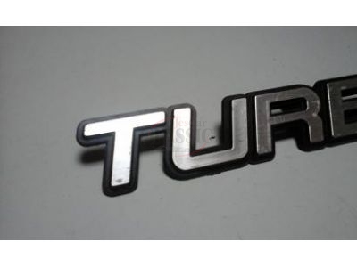 Multimarcas - Emblema traseiro universal (TURBO)