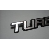 Multimarcas - Emblema traseiro universal (TURBO)