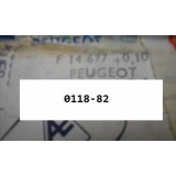 Peugeot 304 - Jogo de anilhas axiais cambota (0.10)
