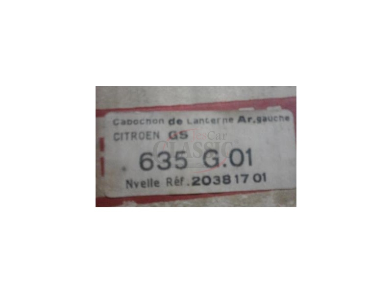 Citroen GS - Vidro farolim traseiro esquerdo (SEIMA)