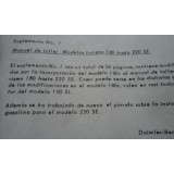Mercedes-Benz - Manual de trabalho (180 - 220SE)