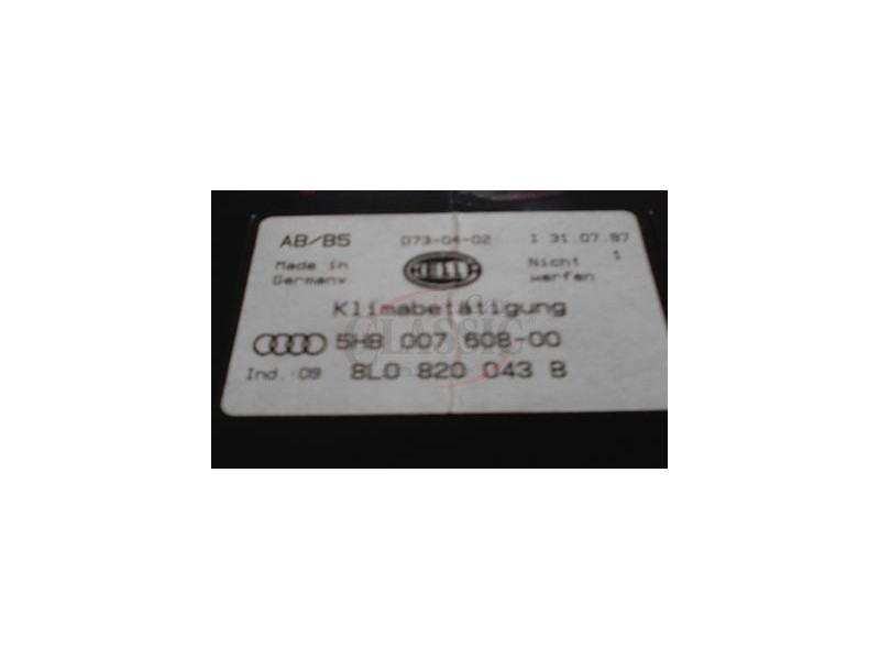 Audi A4 B5 - Comando de ventilação habitáculo