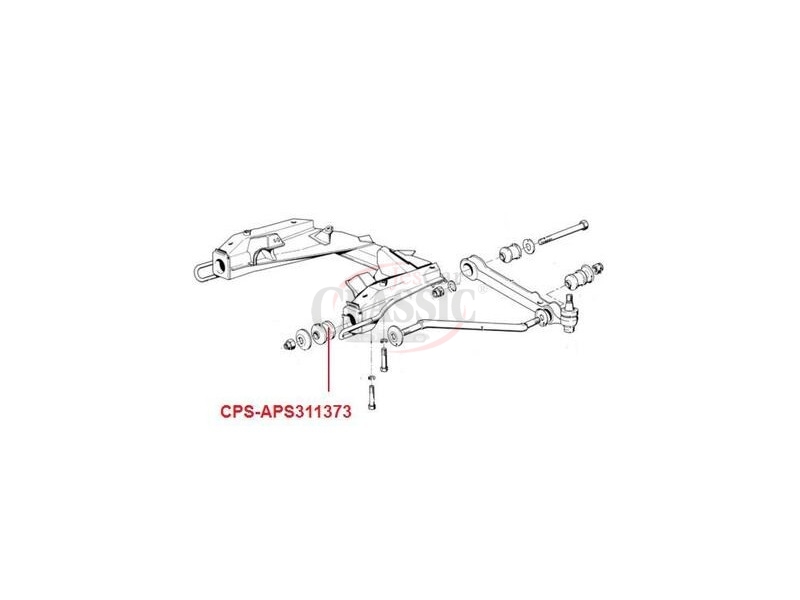 Bmw Serie 02 1502-2002 - Apoio de suspensão frente