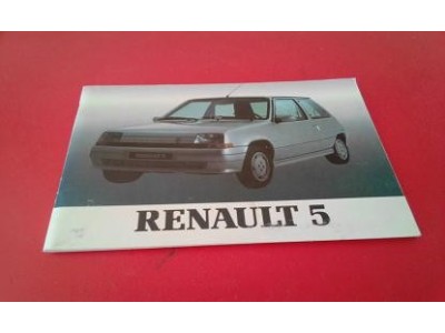 Renault Super 5 - Manual do condutor