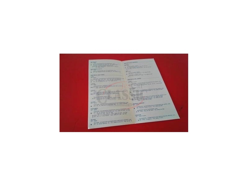 Fiat - Manual do condutor (Rede de Concessionários e Serviço)