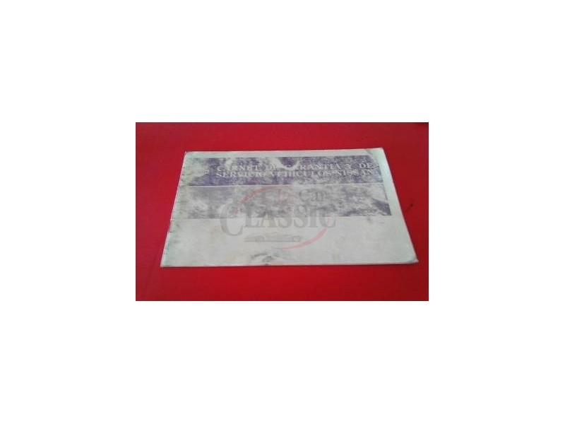 Nissan - Manual do condutor (CARNET DE GARANTIA)