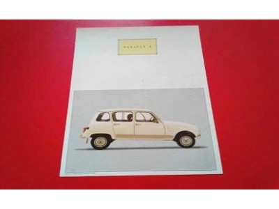 Renault 4 - Panfleto de lançamento