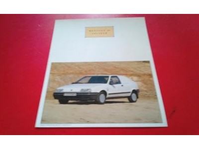 Renault 19 I - Panfleto de lançamento