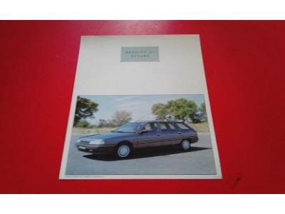 Renault 21 II - Panfleto de lançamento