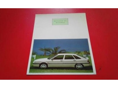 Renault 21 II - Panfleto de lançamento