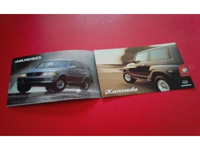 Ssangyong  - Catálogo de lançamento