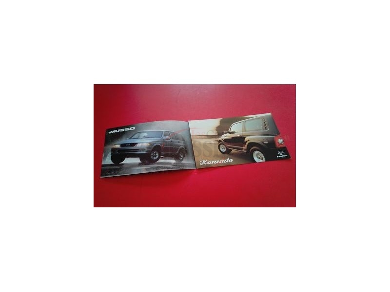 Ssangyong  - Catálogo de lançamento