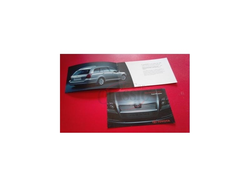 Toyota Avensis II - Catálogo de lançamento