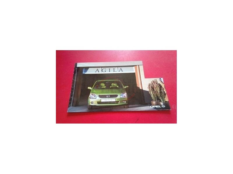 Opel Agila - Catálogo de lançamento