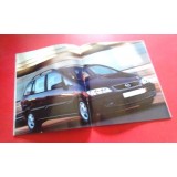 Opel Zafira A - Catálogo de lançamento