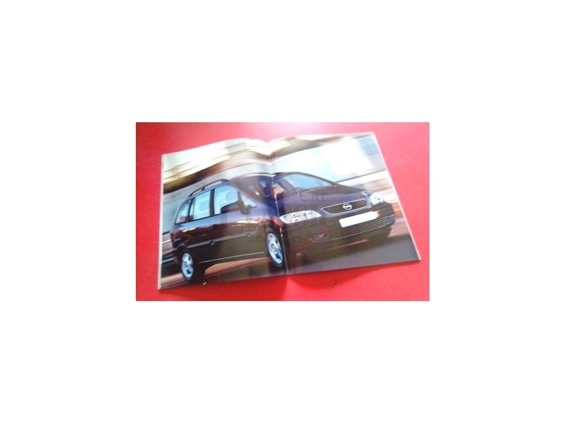 Opel Zafira A - Catálogo de lançamento