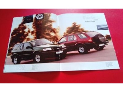 Opel Frontera B - Catálogo de lançamento