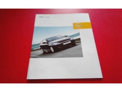 Opel Corsa C - Catálogo de lançamento