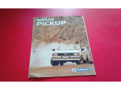 Nissan D21 - Catálogo de lançamento