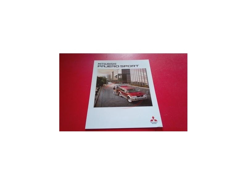Mitsubishi Pajero Sport Wagon - Catálogo de lançamento