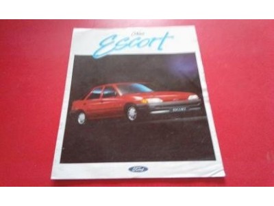 Ford Escort MkV - Catálogo de lançamento
