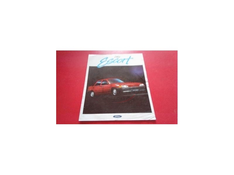 Ford Escort MkV - Catálogo de lançamento