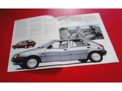 Ford Fiesta MkIII - Catálogo de lançamento