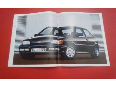 Ford Fiesta MkIII - Catálogo de lançamento
