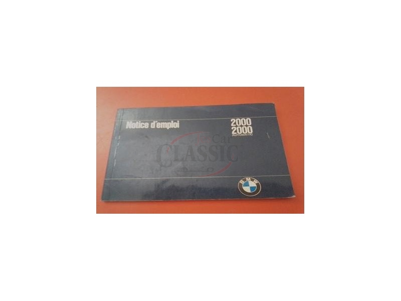 BMW 2000 -  Manual do condutor (Notice d´emploi)