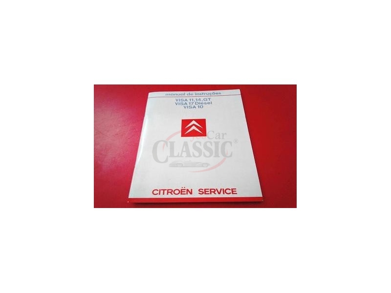 Citroen Visa - Manual do condutor (11/14/GT/17 Diesel, Visa 10)