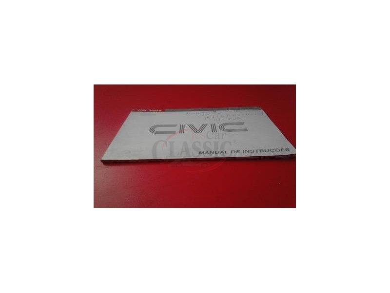 Honda Civic (EF) / Honda CRX II - Manual do condutor