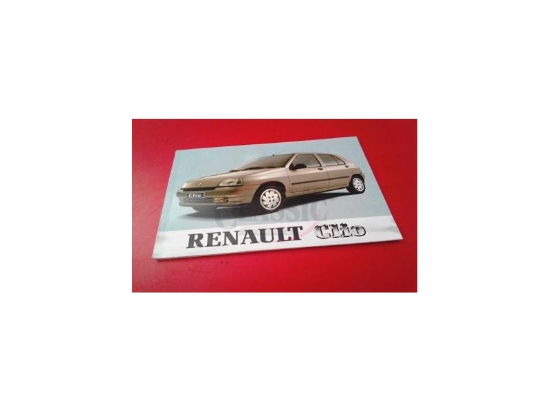 Renault Clio I - Manual do condutor (Mar.1993)