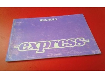 Renault Express I - Manual do condutor