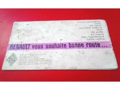 Renault 4 - Manual do condutor (Vous souhaite bonne route)