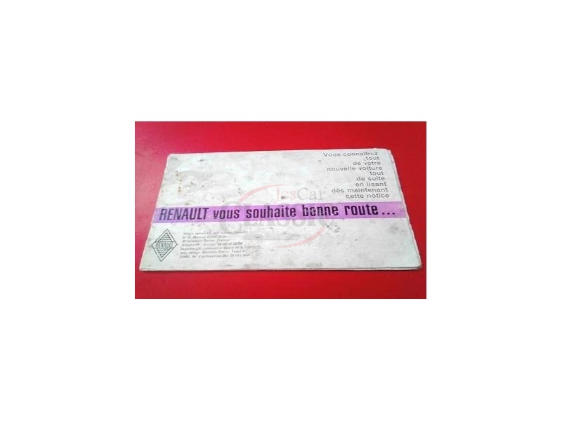 Renault 4 - Manual do condutor (Vous souhaite bonne route)