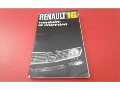 Renault 16 - Manual do condutor (Conduite et entretien)