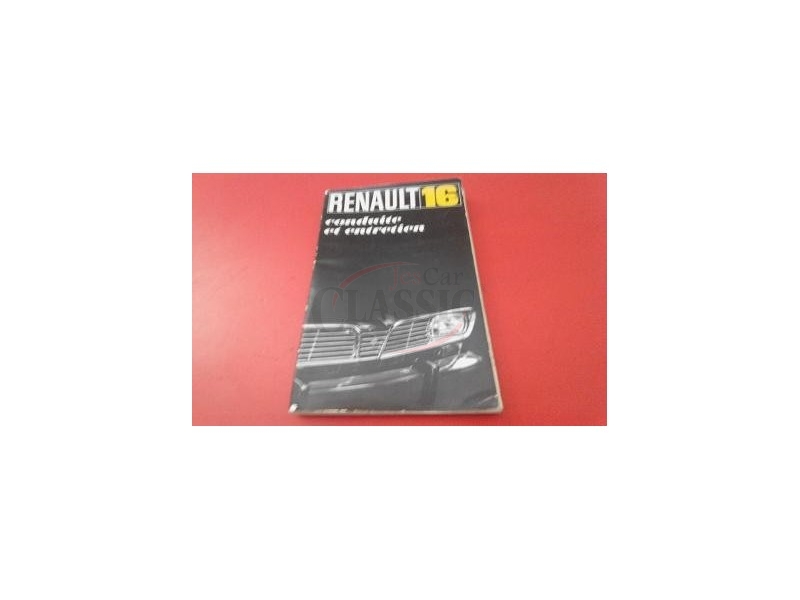 Renault 16 - Manual do condutor (Conduite et entretien)