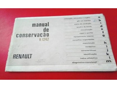 Renault 5 - Manual do condutor (Manual de Conservação)