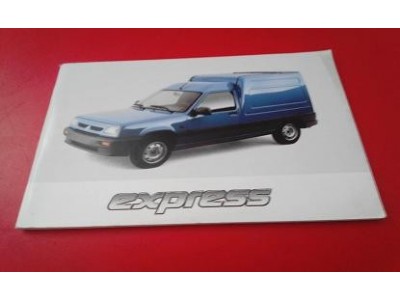 Renault Express III - Manual do condutor (01.1997)