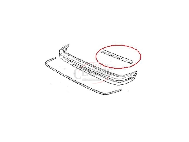 Peugeot 205 GTi - Junta de vedação do para-choques frente