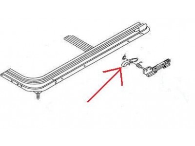 VW Golf III - Trinco do tecto abrir esquerdo
