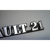 Renault 21 I / Renault 21 Turbo - Emblema traseiro