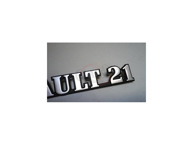 Renault 21 I / Renault 21 Turbo - Emblema traseiro