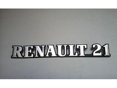 Renault 21 I / Renault 21 Turbo - Emblema traseiro